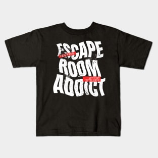 Escape Room Addict Urban Style Design Kids T-Shirt